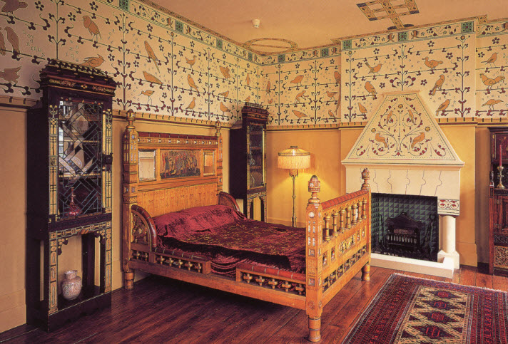 Burghes bedroom at Knightshayes